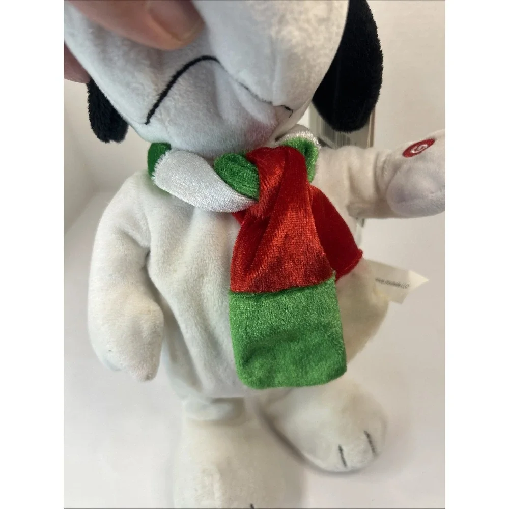 Gemmy Snoopy Christmas Santa Musical Peanuts Side Stepper Dancing Plush 2013